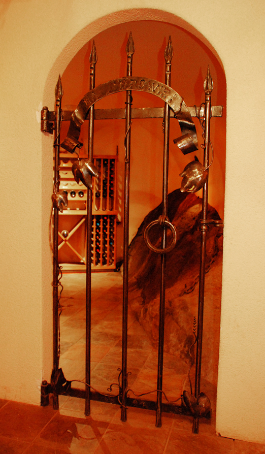 Custom Wine Cellar Gates and Doors